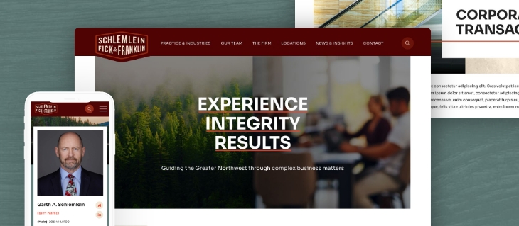 New FusionCMS Website for Schlemlein, Fick & Franklin PLLC (SF&F)