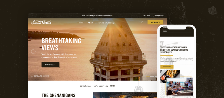Smith Tower Launches New Tourism WordPress Website