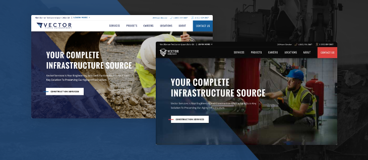 Vector Services Launches New Construction Website