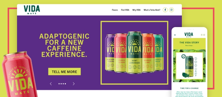 Vida Maté Launches New eCatalog WordPress Website