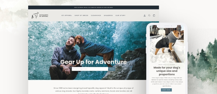 Voyagers K9 Launches New Shopify eCommerce Website