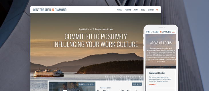 Winterbauer and Diamond Launches New Law Firm Website