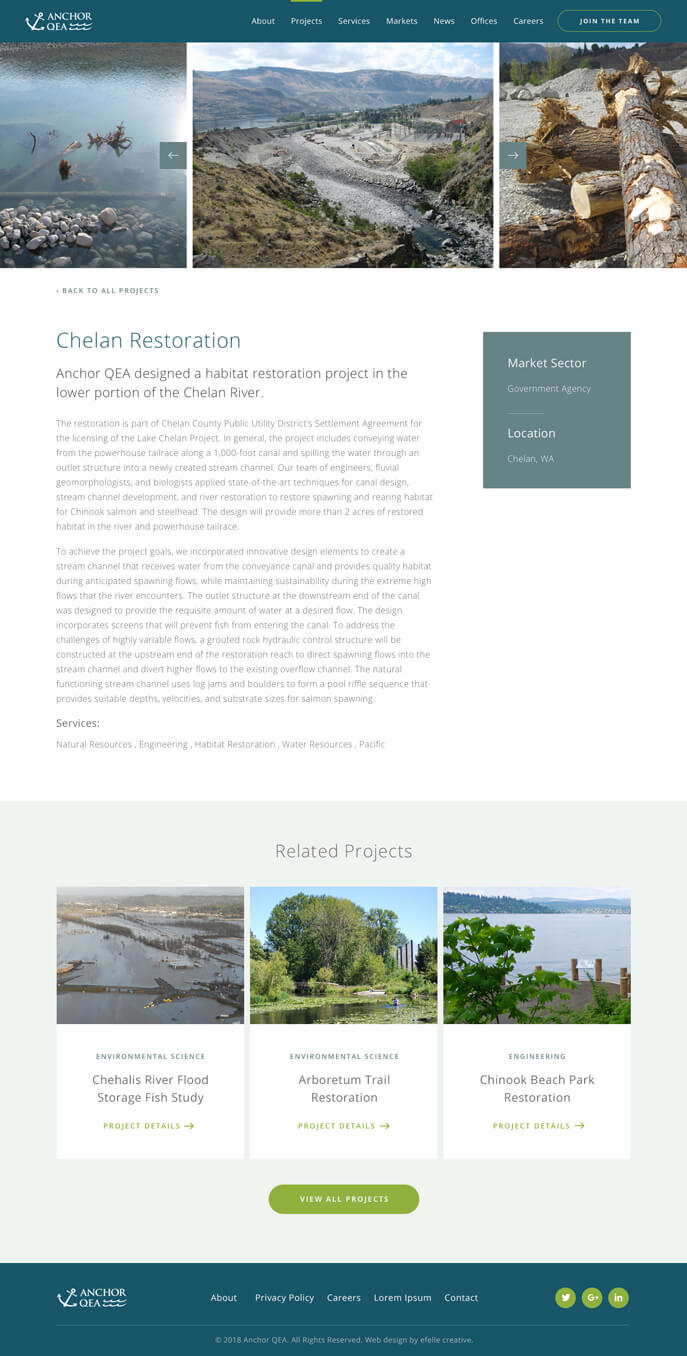 Anchor QEA efelle creative, Seattle, WA