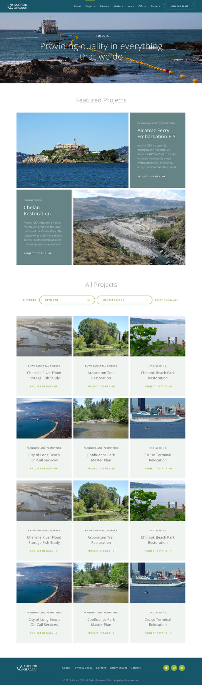 Anchor QEA efelle creative, Seattle, WA