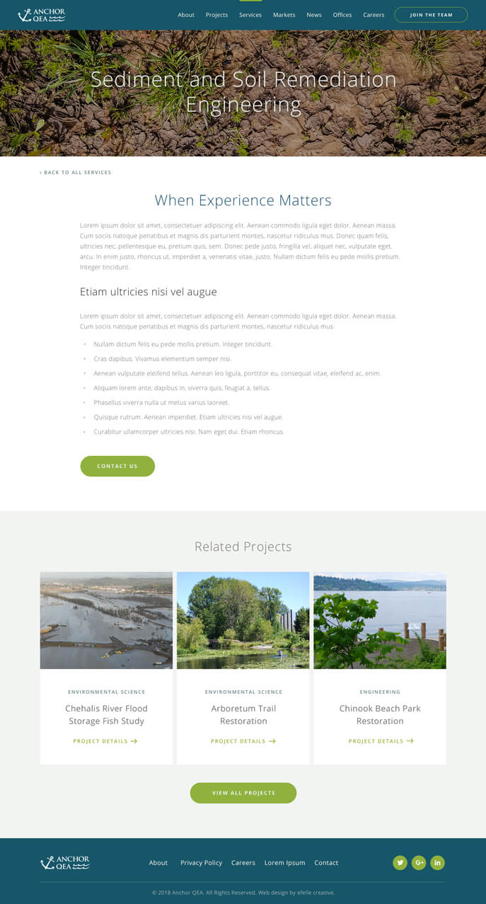 Anchor QEA efelle creative, Seattle, WA