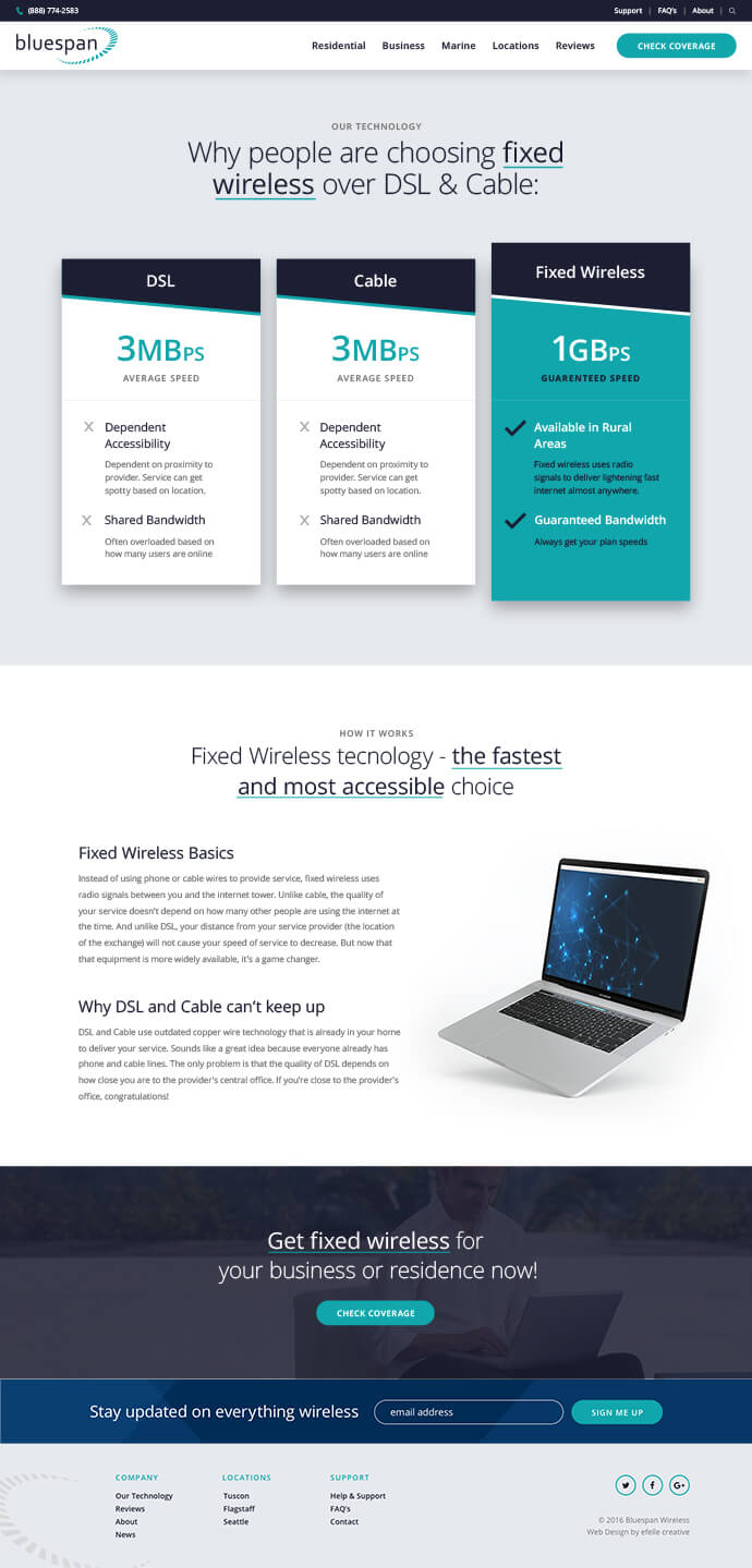 Bluespan efelle creative, Seattle, WA