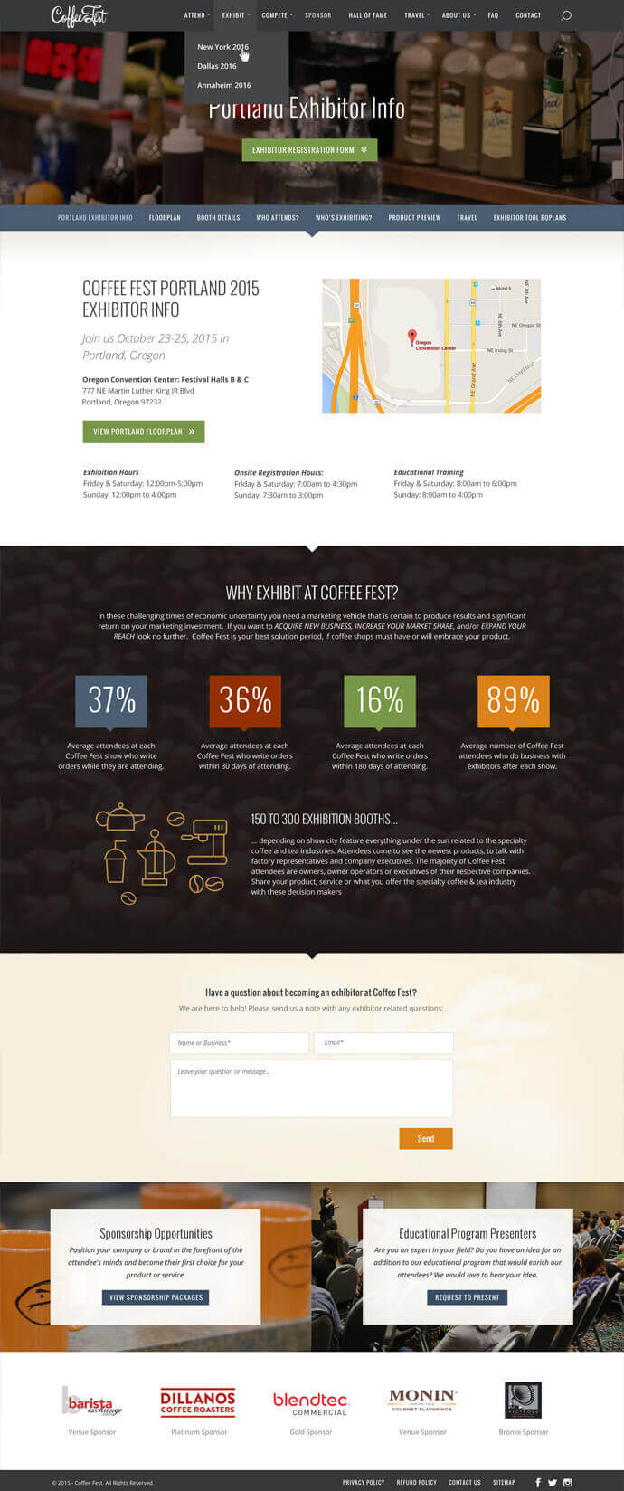 Coffee Fest efelle creative, Seattle, WA