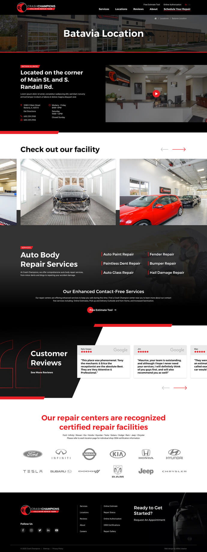 Crash Champions efelle creative, Seattle, WA