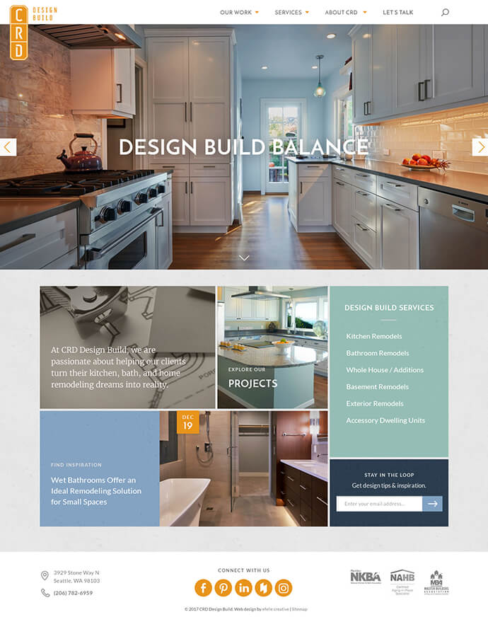 CRD Design Build : efelle creative, Seattle, WA