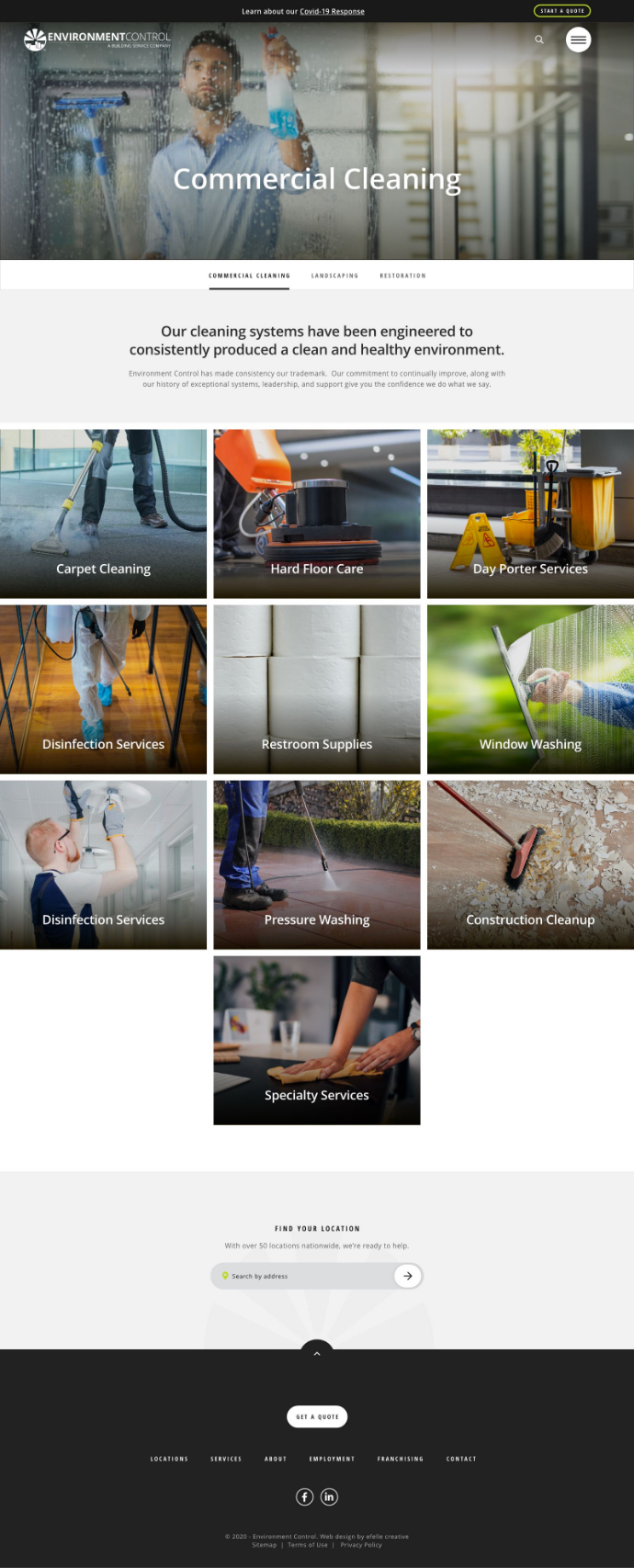 Environment Control efelle creative, Seattle, WA