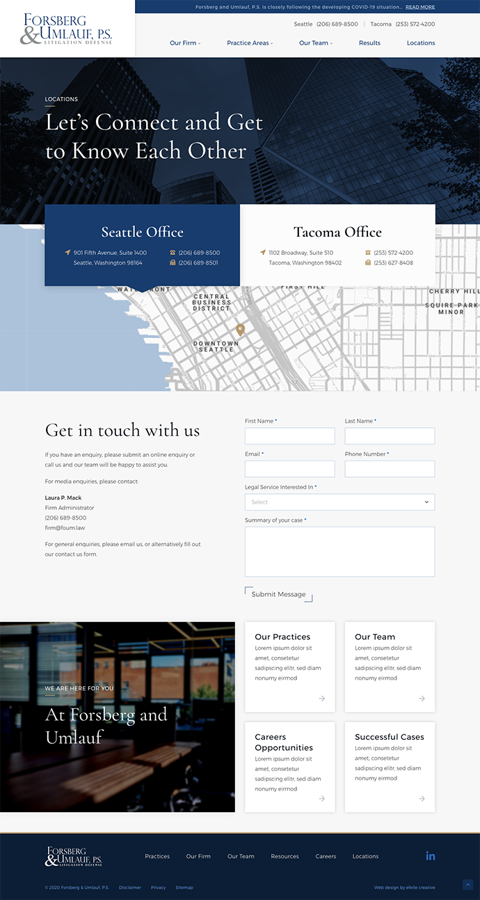 Forsberg & Umlauf efelle creative, Seattle, WA