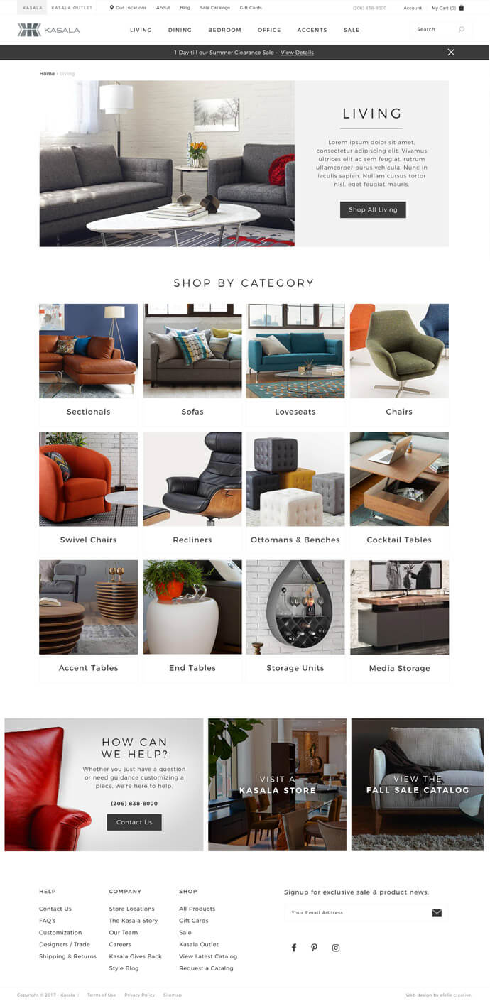 Kasala and Kasala Outlet efelle creative, Seattle, WA