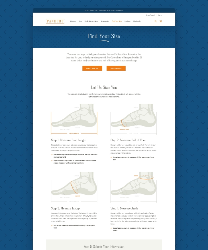 BigCommerce eCommerce website redesign for Pandere Shoes 4 BigCommerce eCommerce website redesign for Pandere Shoes 4