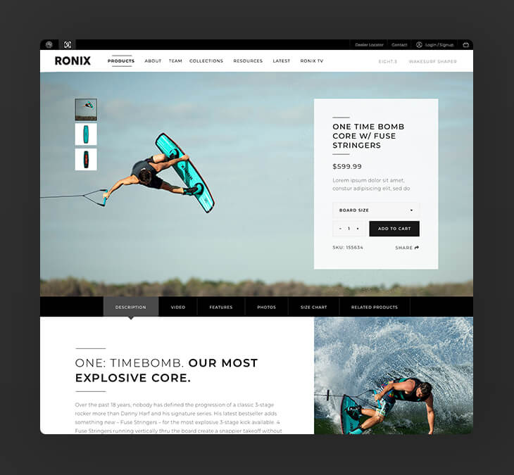 Ronix Sneak Peak of Product Detail Page Ronix Sneak Peak of Product Detail Page 1