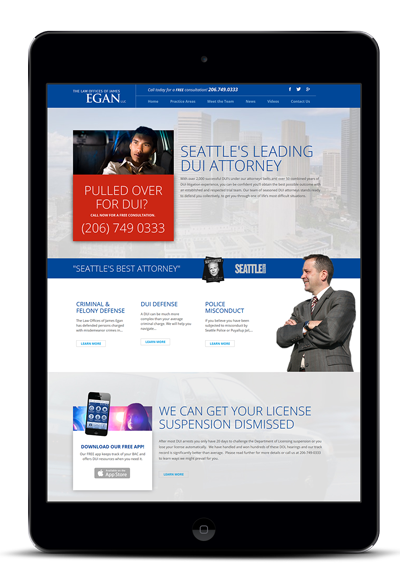 Seattle Law Firm Web Design