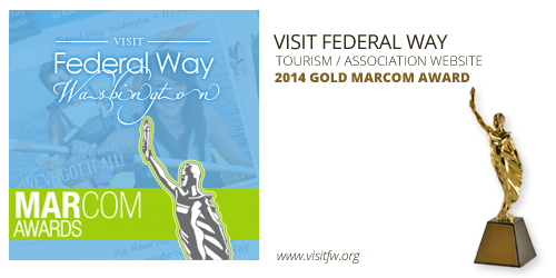 Visit Federal Way, Federal Way - Gold Website Design Award