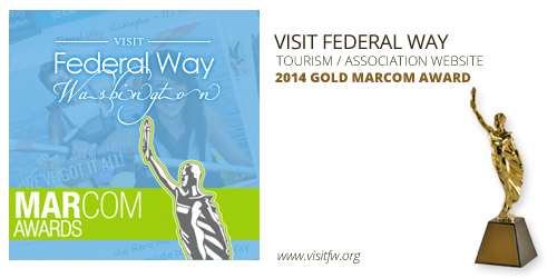 Visit Federal Way - Gold Website Design Award Visit Federal Way, Federal Way - Gold Website Design Award