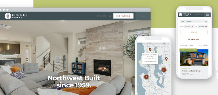 home builder website design agency seattle