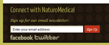 Web Design NaturoMedica CTA Size